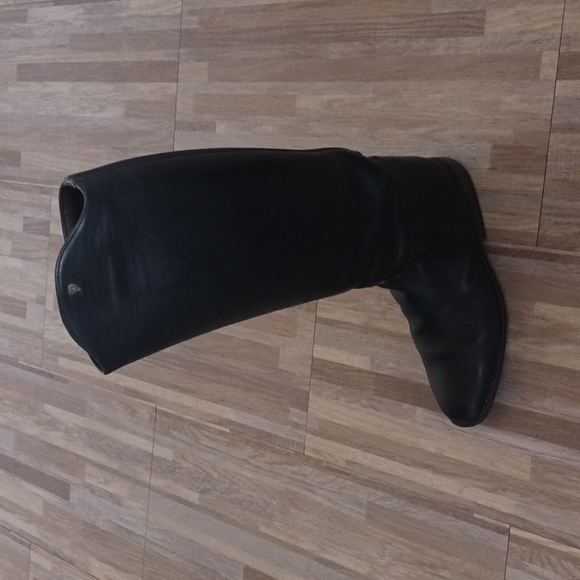 Petrie men's dressage dress boots - 10.5, regular calf, Spanish top - Picture 7 of 10